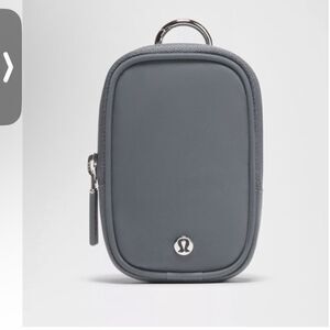 NWT Lululemon Clippable Nano Pouch - Oil Blue Grey